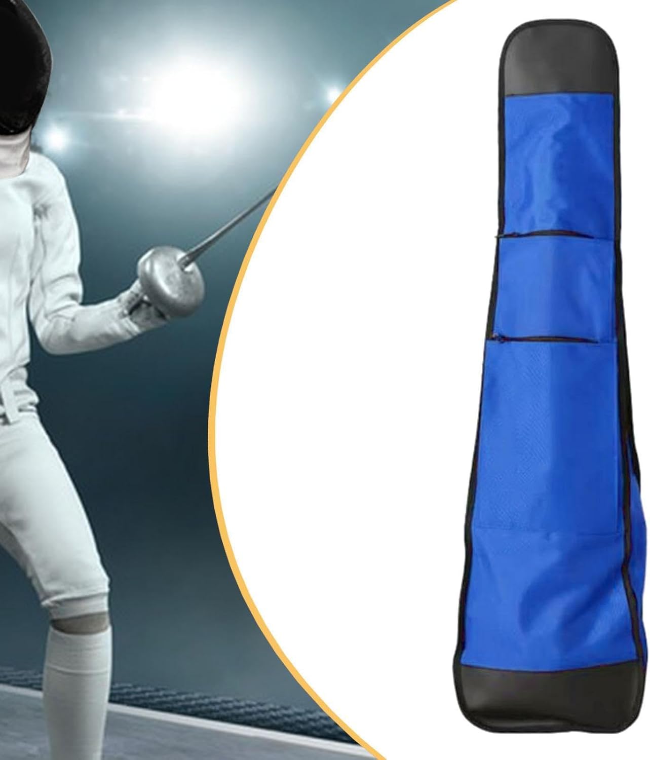 Fencing Bag Single Shoulder Portable Holds Full Set Large Capacity Reliable Premium Fencing Gear Bag for Epee Saber and Foil