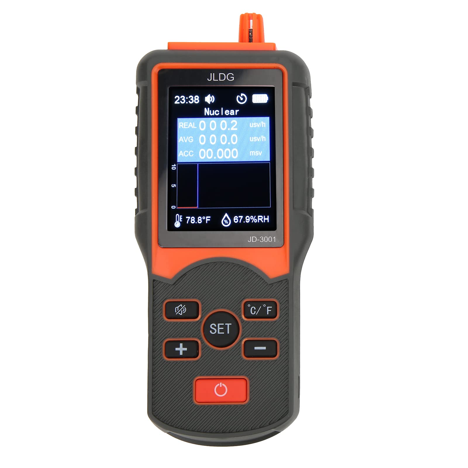 AIKESI Detector de Radiación Nuclear x Beta Gamma Portátil, Bolígrafo, Dosímetro