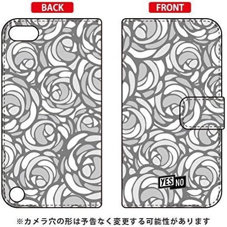 YESNO Notebook Type Smartphone Case Rose Pop Pastel Gray / for iPod touch (5th Generation) ATC5TH-IJTC-401-N257