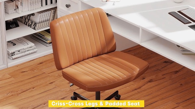 Amazon.com: PayLessHere Criss Cross Chair Wide, Armless Office