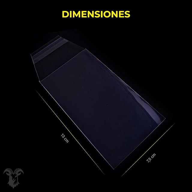 Foto 2 de 7 de Fundas Resellables para Booster Packs, Pack de 50 - 75x130mm + 45mm Solapa Adhesiva