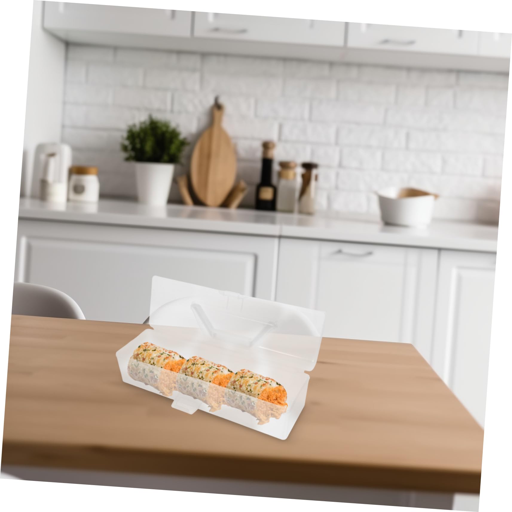 SOLUSTRE 5stücke Handliche Und Wiederverwendbare Torten-transportbox Für Kuchenrollen Sicherer Transport Mit Robustem Design Und Frischen Aufbewahrungsmöglichkeiten Für Feiern Und