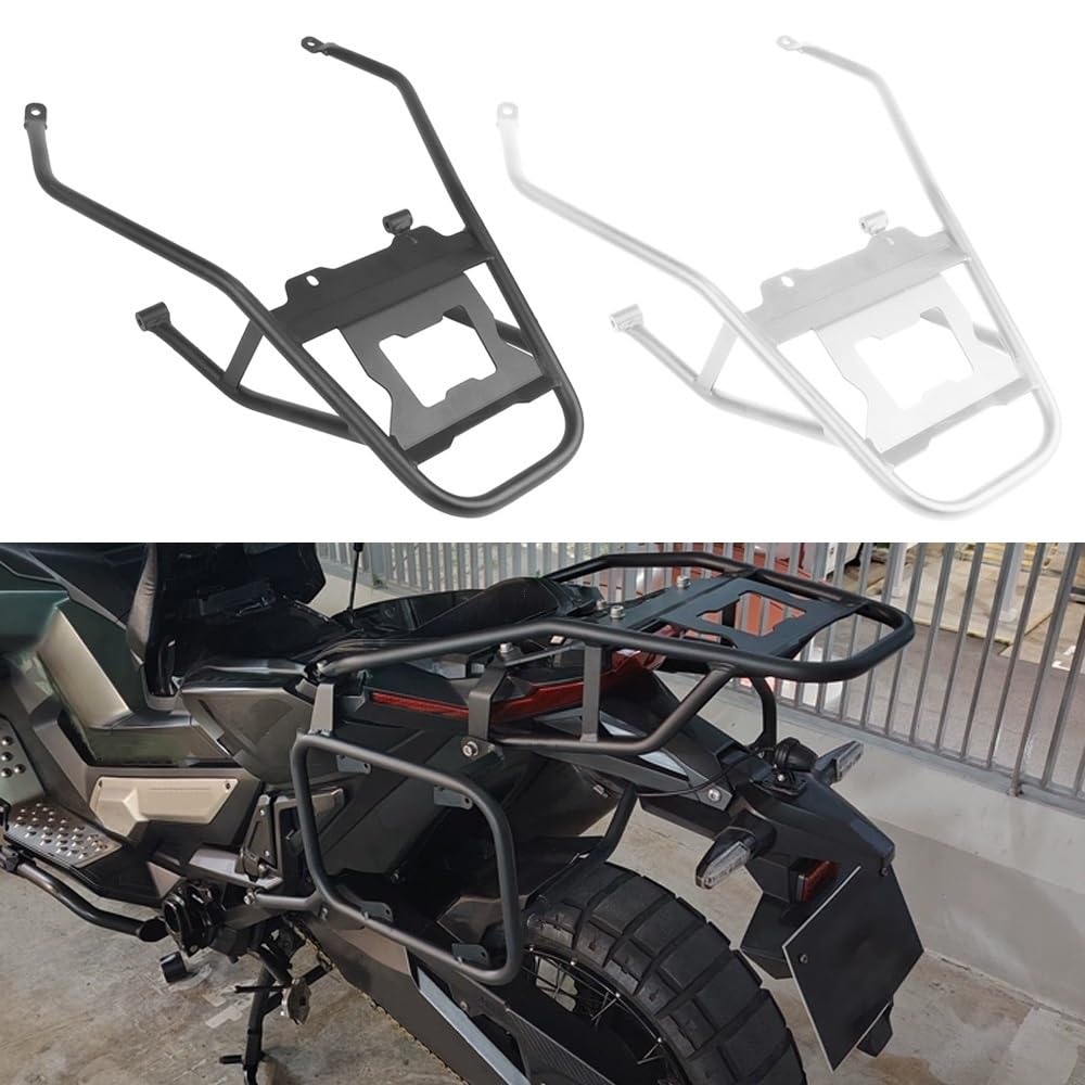 Kosz bagażowy dachowy Pasuje Do X-ADV 750 2021-2025 Pokrowiec Na Motocykl Sakwa Sakwy Box Siodło Wspornik Bagażnika Aluminium Belka dachowa(Black)