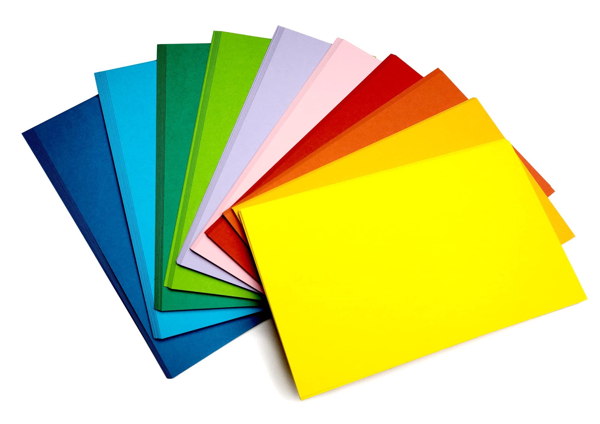 PPAPPAPPIYO Multi Set of 100 Color Blank index card 120gsm (3x5)
