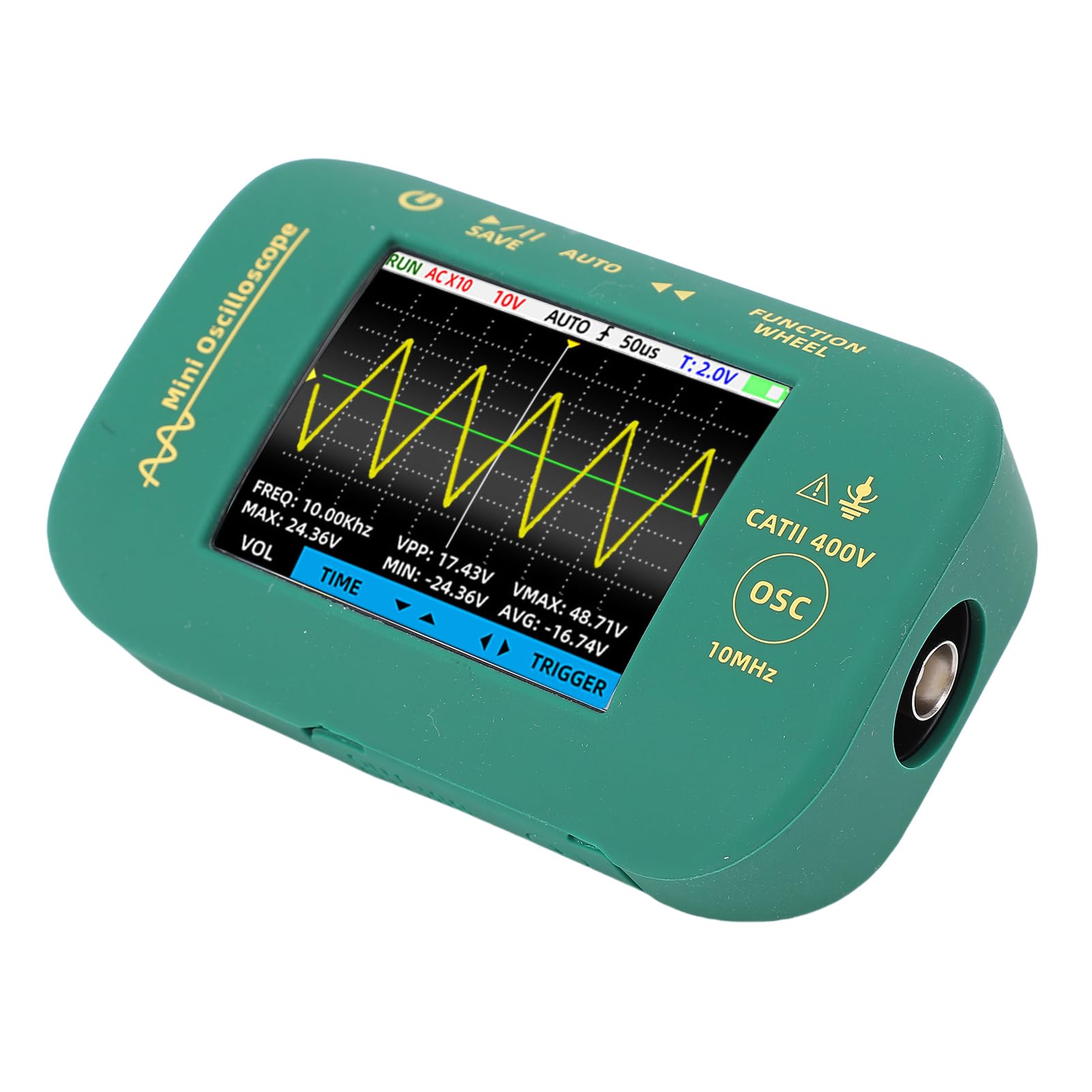 Oscilloscopio Digitale Portatile Display Clear 10MHz Facile Collegare Oscilloscopio Accurato Ed Efficace Multimetro Automotio Digital Scope Osciloscopio Channel Rigol