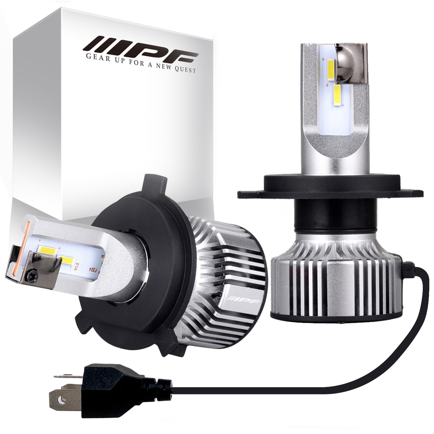 M's Basic by IPF ヘッドライト フォグランプ LED 車用 H4…