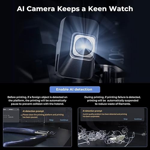 Miniatura 4 de chitu systems Cámara oficial K1 AI para CREALIDAD, cámara de impresora 3D compatible con Creatily K1K1 MAX, calidad HD, detección de IA, filmación