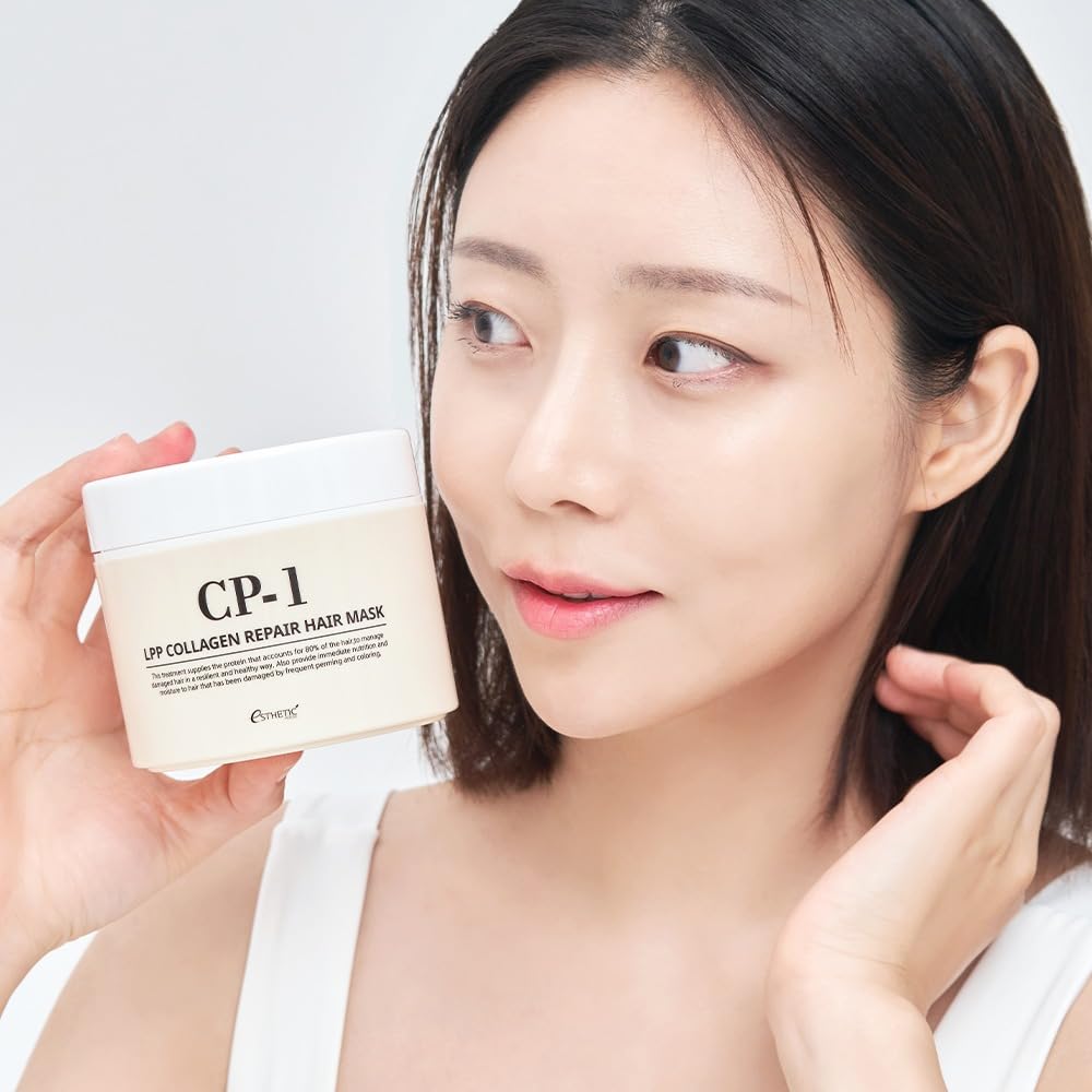 ESTHETIC HOUSE CP-1 Professional LPP Collagen Repair Damaged Hair Mask 11.8 fl oz / 300ml, Deep treatment care With Keratin, Protein, Purity Collagen(10,000ppm), Hyaluronic, Made In Korea