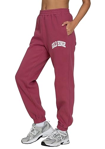 GOLD HINGE GH Sweatpants - Medium - Pale Mulberry