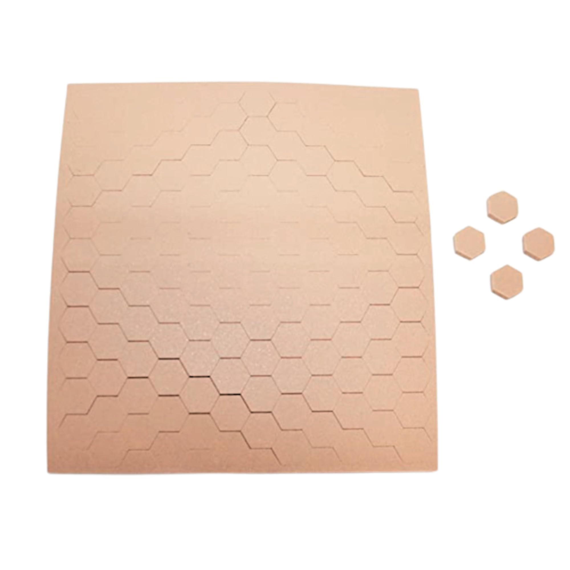 3MScotch SJ5201 Series Bumpon Self-Adhesive Bumpers: 0.433 in. x 0.125 in. (Light Brown)