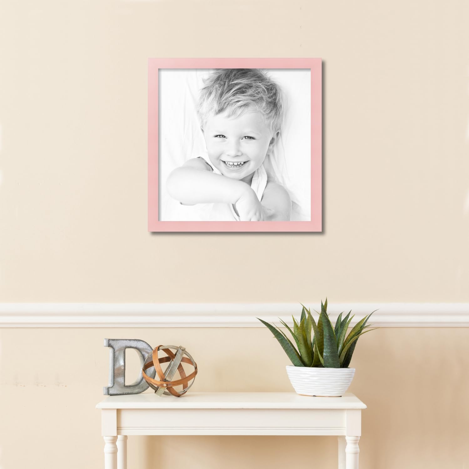 Amazon.com - ArtToFrames 20x20 inch Baby Pink Stain on Beech Wood