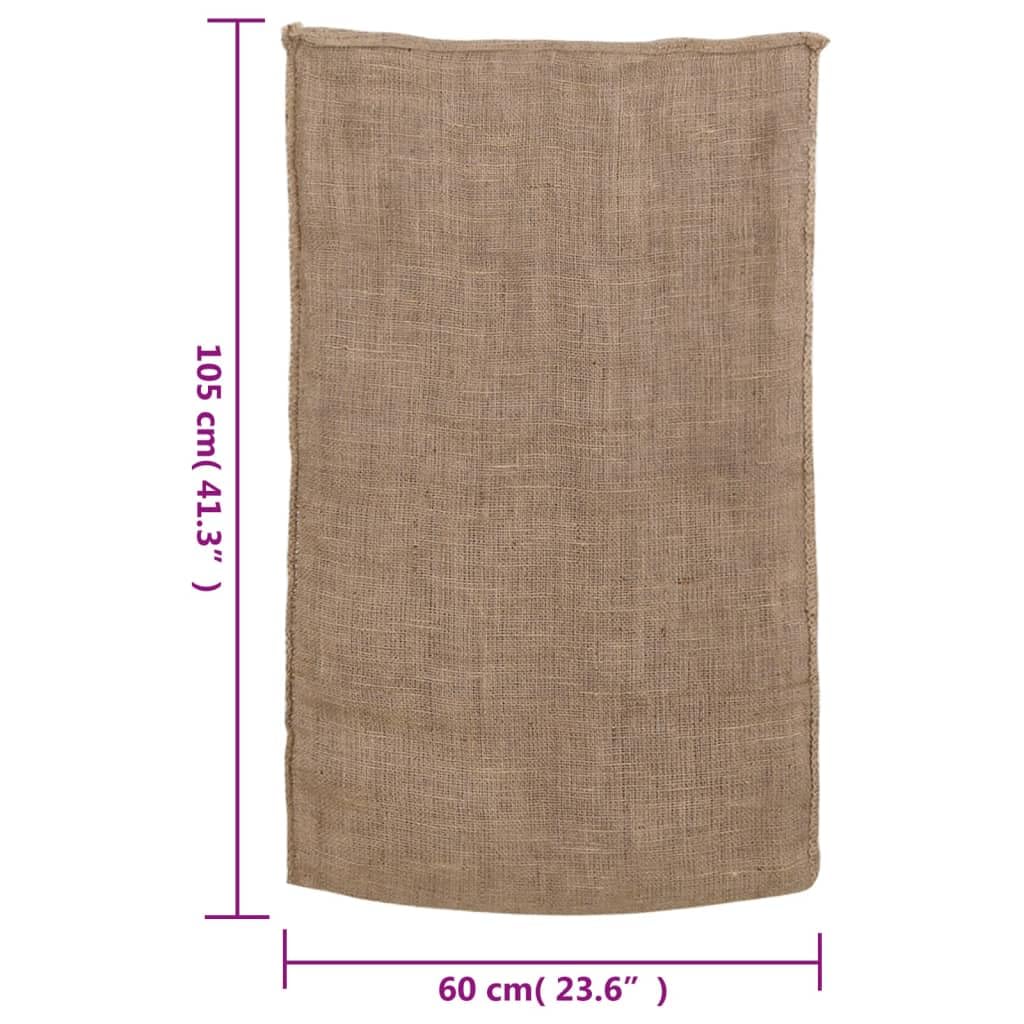 Brokky 155805 Sacchi di Iuta 30pz 60x105 cm 100% Iuta 220 gsm Sacco di Iuta Grande, Sacco di Patate, antigelo per Piante, svernamento, Sacco da Giardino, Sacchetto di Iuta Multifunzionale, Resistente