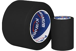 2 Pack 3 Inch Wide Black Masking Tape