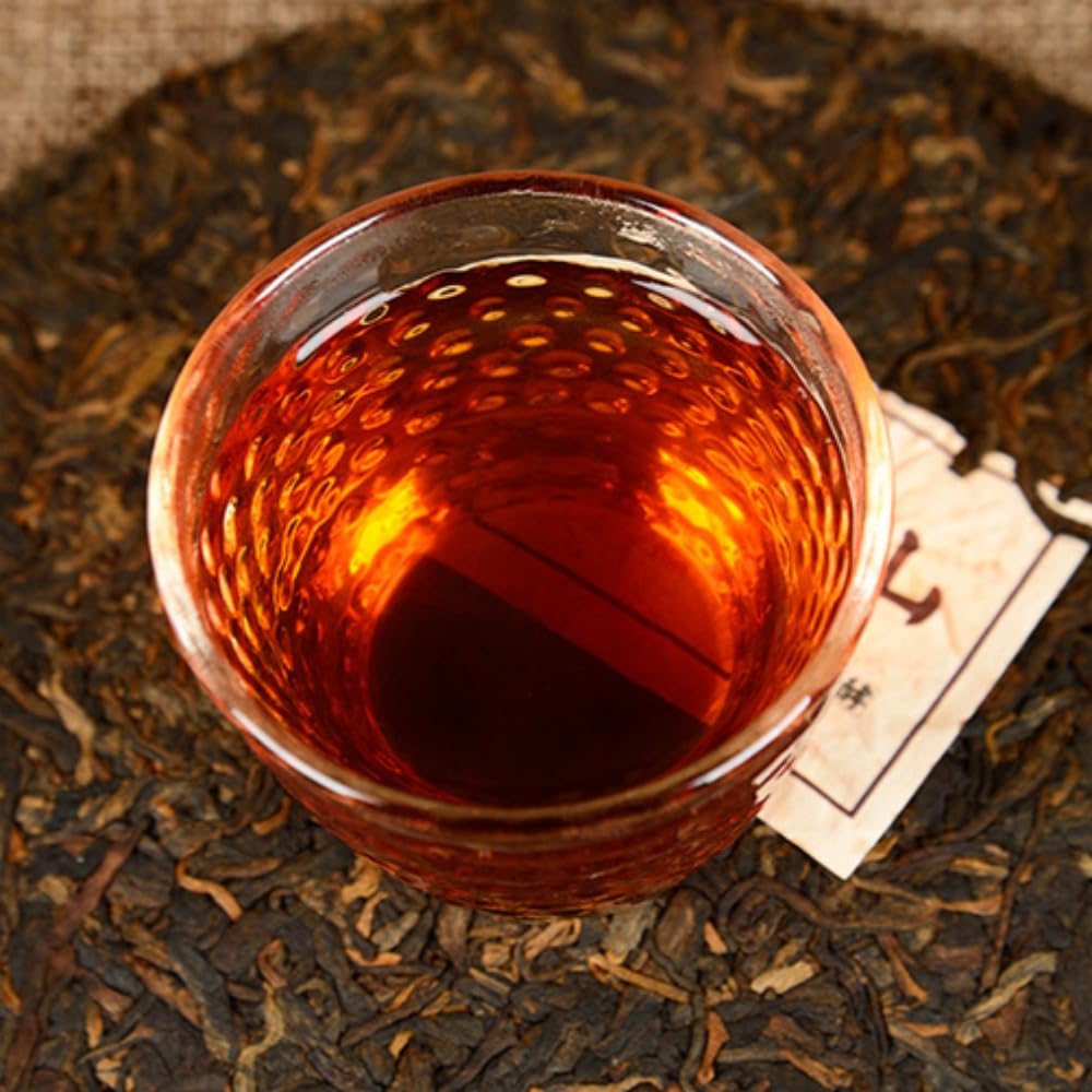 Yunnan Jingmai Torta Al Tè Cinese Pu'er Maturo Da 357g Di Montagna - Il Tè Profumato Dell'invecchiamento
