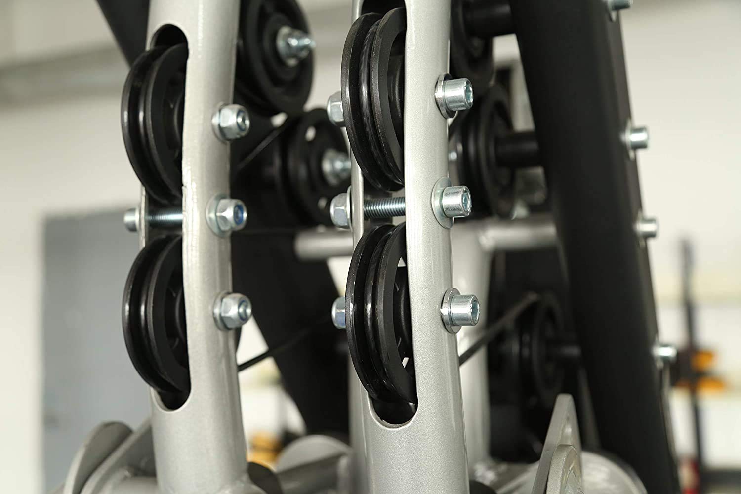 NC NC Poulie de 90mm, poulie, 2 pièces poulie de roulement Universelle pour équipement de Fitness Gym pièce de Rechange Porte de Garage câble Machine