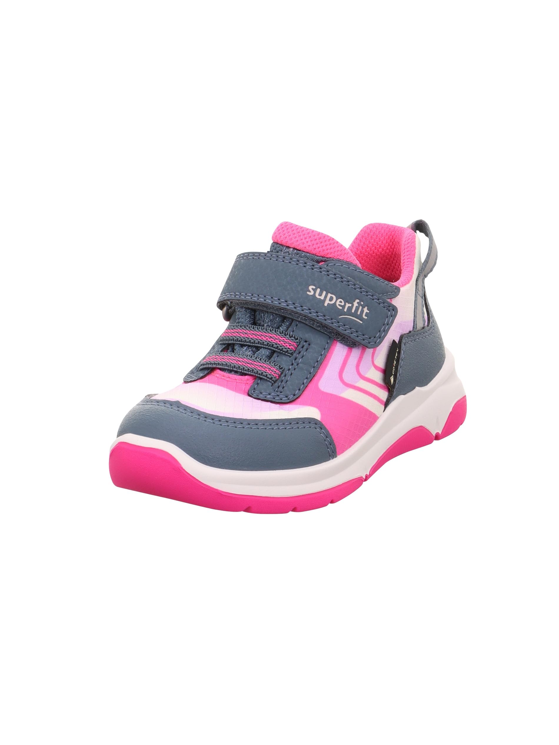 Superfit Mädchen und Jungen Kletthalbschuhe Cooper, Kinder Halbschuhe, Weite: Mittel, lose Einlage, Gore-TEX® Prism XT