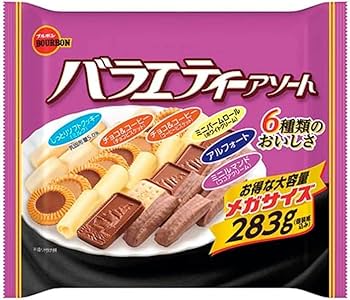 Amazon.co.jp: バラエティアソート ブルボン 566g 人気6種