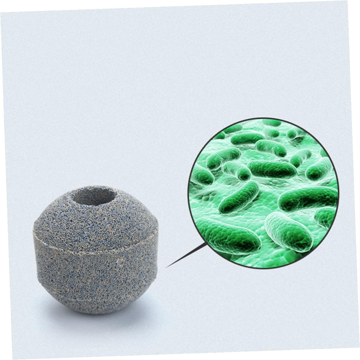 ibasenice 40 Piezas Bolas de Filtro para Acuario Bolas Bio Filtrantes Medio Filtrante para Peceras Material Duradero y Seguro para Peces Mejora Oxígeno Disuelto y Reduce Nitratos