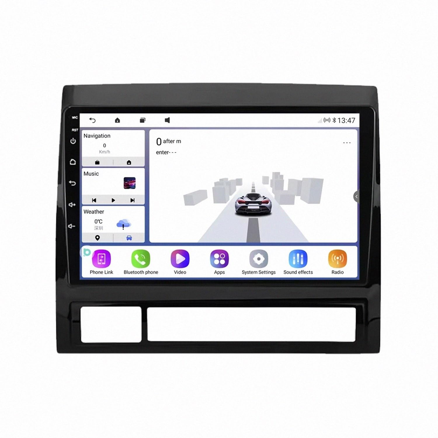 Car Stereo Carplay Radio de Coche para Toyota Tacoma 2 HILUX 2005-2015 Soporta Bluetooth, Control Volante, USB, WiFi, 4G, Mirror-Link, GPS Navegador/Radio FM, 4 Nuclear 1G+32G