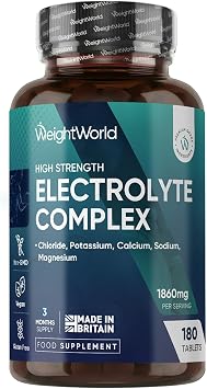 Electrolyte Tablets 1860mg - 180 Sugar-Free Tablets - 3 Months Supply