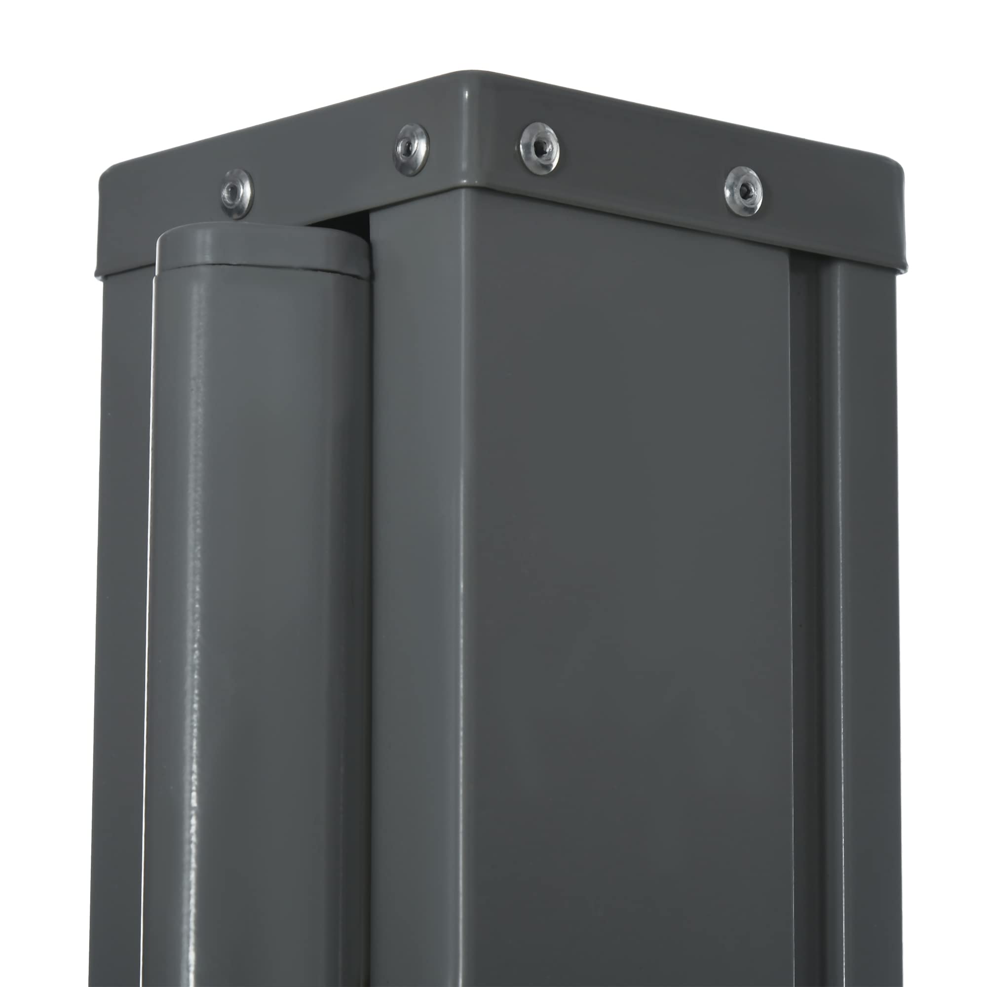 Outsunny Toldo Lateral Retráctil 300x160 cm Pantalla Enrollable Mampara de Privacidad Impermeable y Anti-UV Protege la Privacidad para Jardín Balcón Terraza Crema