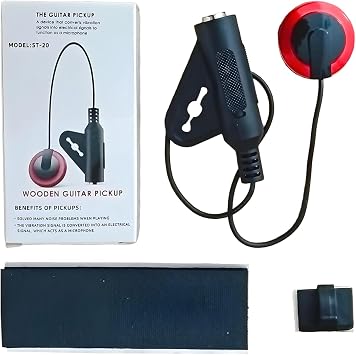 Electric Guitar Pickups,Acoustic Guitar Preamp | Violin Bass Banjo Strings Instruments Sound Tuner for Recording Studio Practice Players Beginner Travel