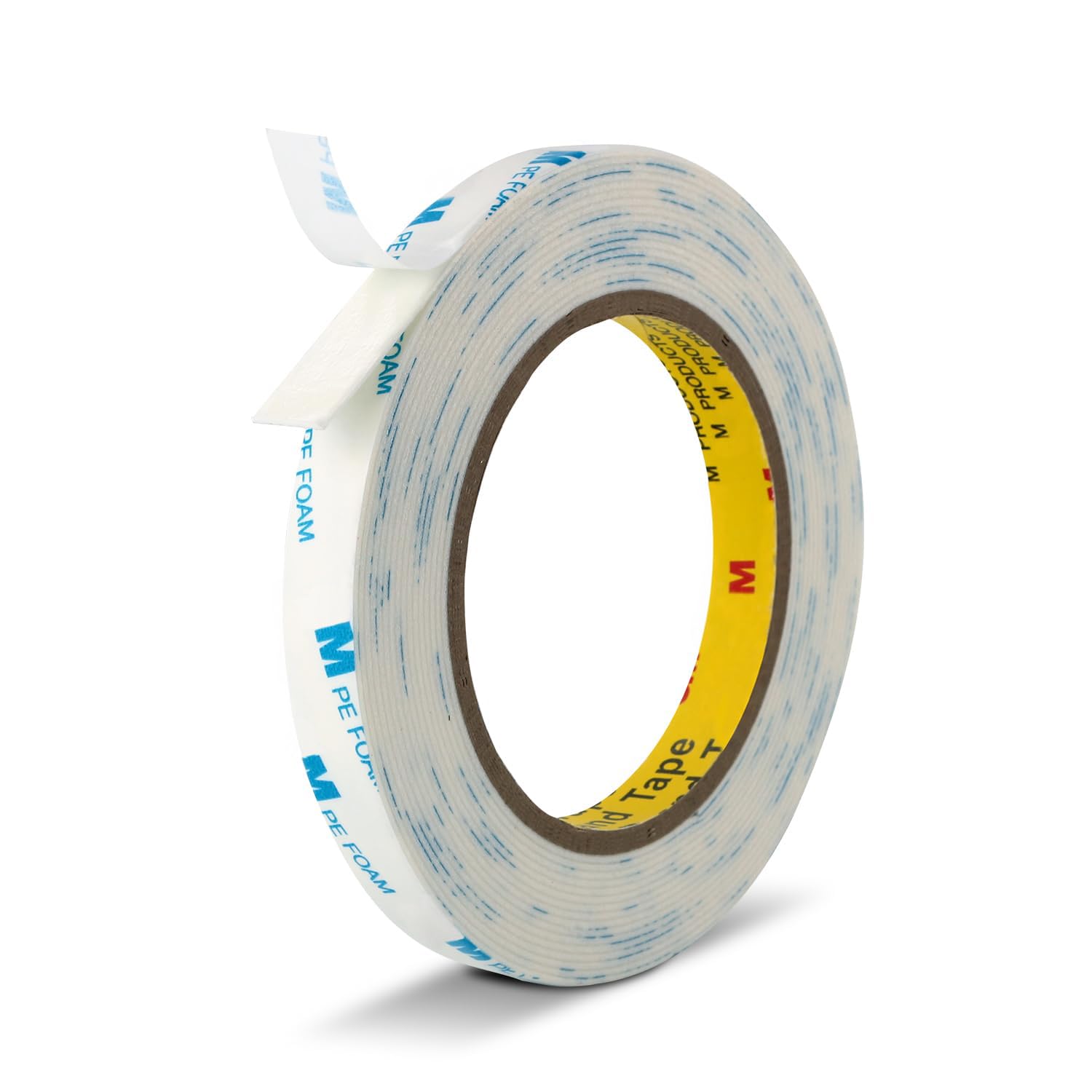 Double Sided Foam Tape White Heavy Duty 12.5mm x 5.5m Mounting Tape