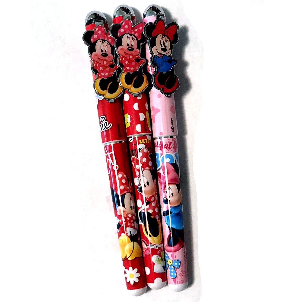 Minnie Mouse Red & Pink Pen Collection 3PCS