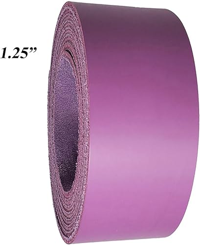 Miniatura 7 de Tiras de piel lavanda 1inch de anchocorreas de piel hasta 96inch de largo67. (2.42,8mm.) LATIGO tiras de piel por pitka piel