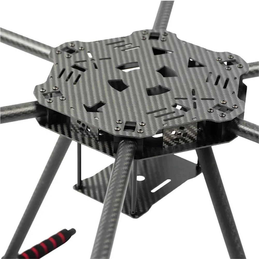 F850 Hexa-Rotor Kit De Marco De Fibra De Carbono Tren De Aterrizaje for Drones RC FPV(Unfoldable 850mm)