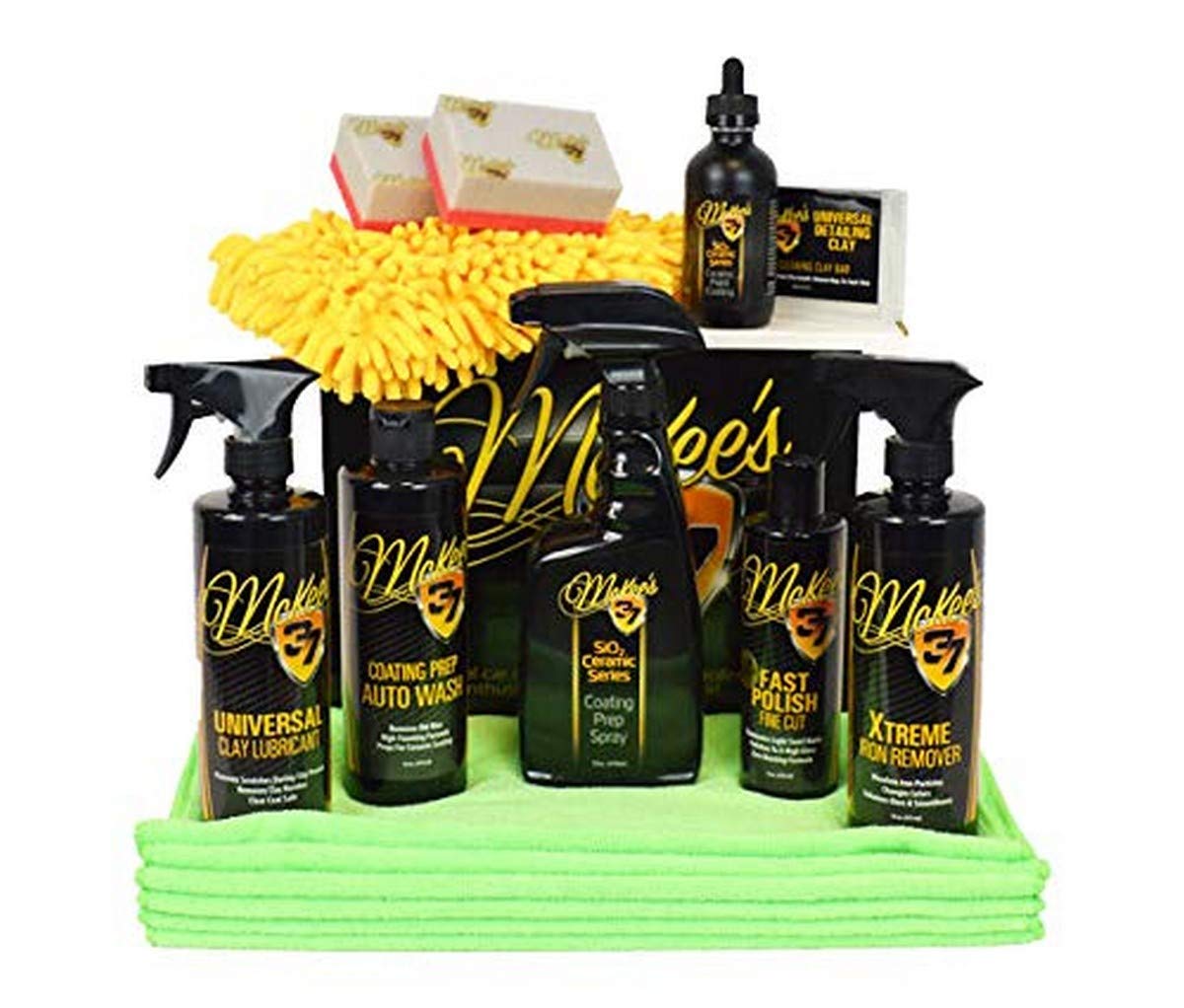 McKee's 37MKCS-100-KIT SiO2 Ceramic Series Complete Coating Kit for Paint, Glass, Wheels, Chrome