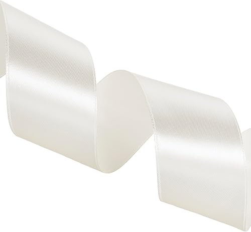 Vista 232 de Cinta de satén sólido azul real de 1 pulgada, cinta de tela artesanal de 50 yardas para envolver regalos, ramos florales, decoración de fiesta