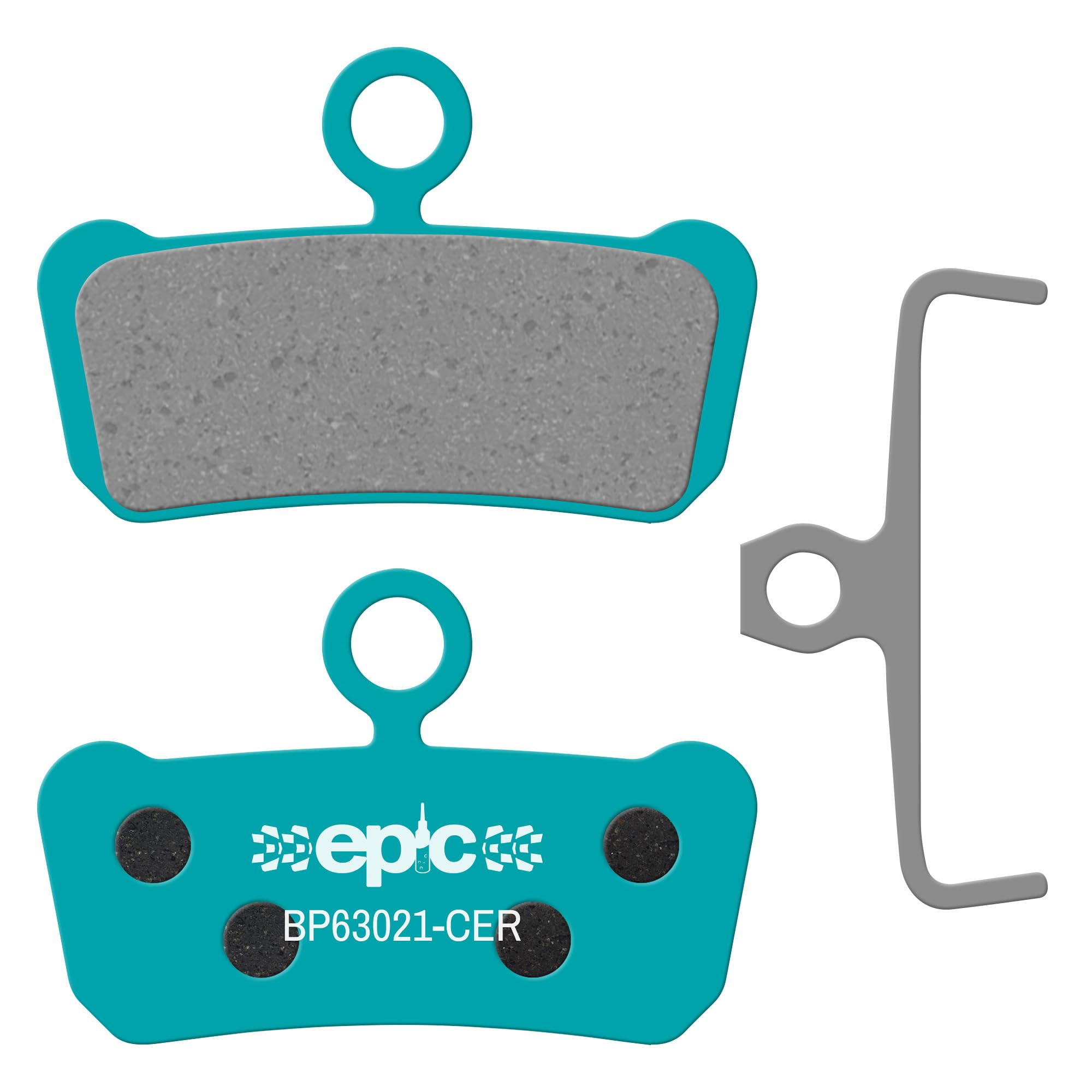 epic Disc Brake Pads for SRAM G2, Guide, Guide Ultimate & Level Stealth Brakes | Organic, Semi-Metallic, Sintered, Ceramic, E-Bike Options | Quiet, Durable, High-Performance | 1 Set (Semi-metallic)