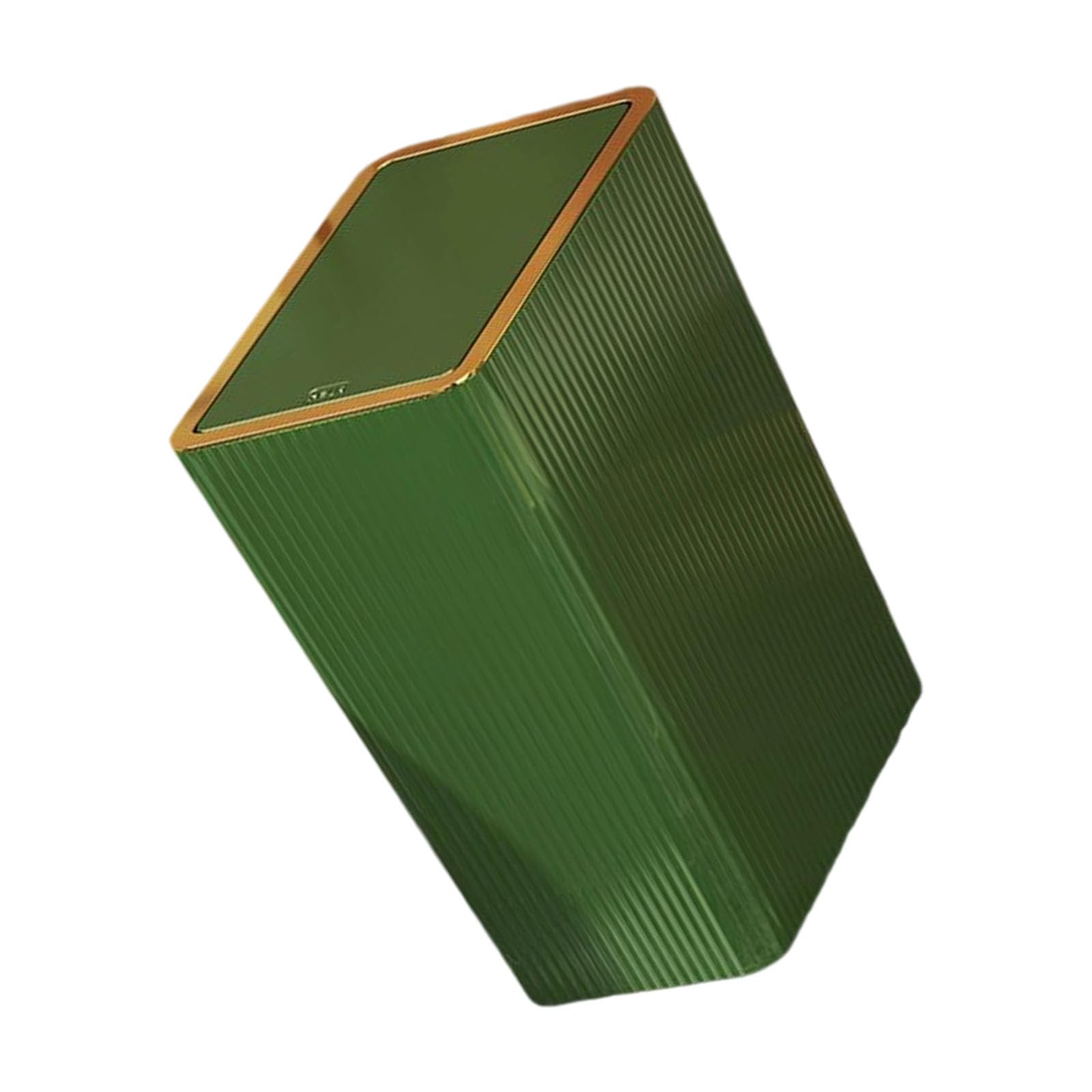 Xjdzineq Sealed Lid Waste Container Press Lid Trash Bin Can for Small Space Bedroom Kitchen Accessories Bin with Cover