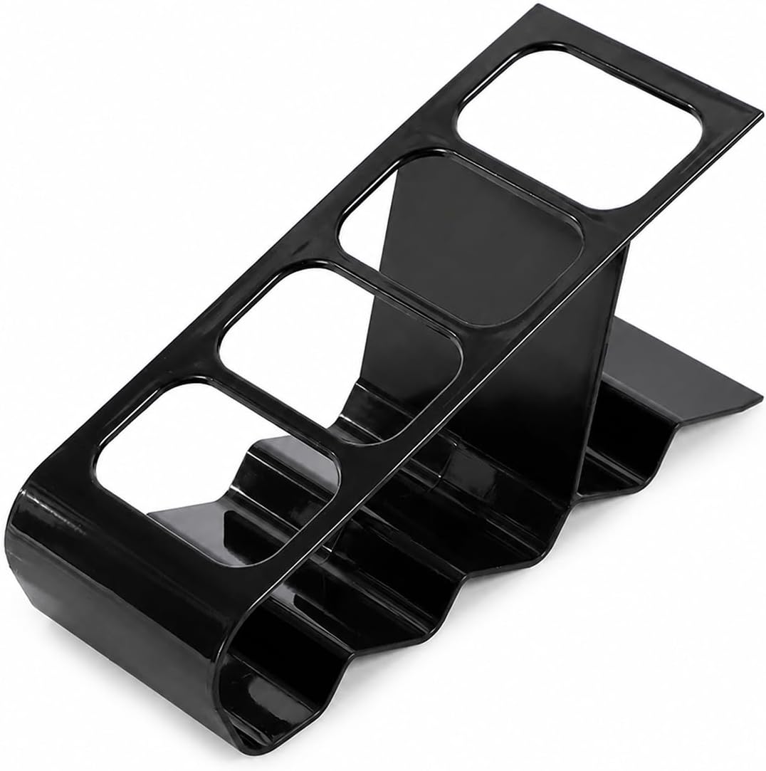 Control Holder, Divided Desktop Rack, Black