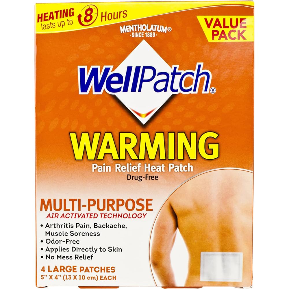 Well Patch Wellpatch Warming Pain Rlf 3 Pack 4 Ct each