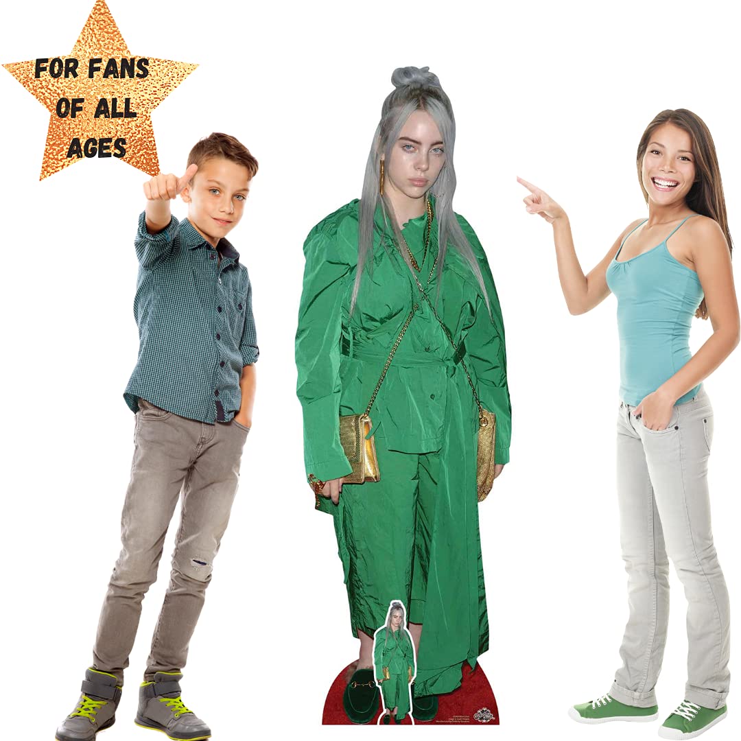 Billie Eilish Green Suit Lifesize Cardboard Cutout Standee, 43 OFF
