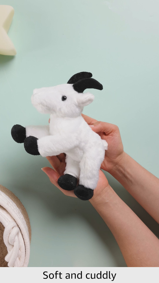 Aurora, 31325, Mini Flopsie Goat, 8In, Soft Toy, White : Amazon.co