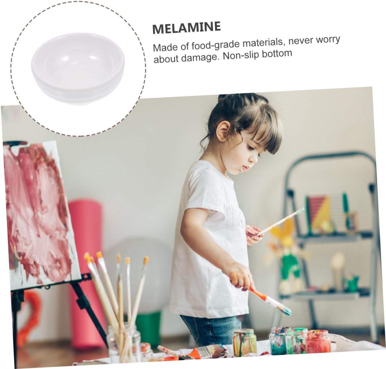 TIDTALEO 5Pcs Paint Dish Pigment Mixing Containers for Artists for DIY Crafts and Color Mixing Easy to Clean Versatile Serving Trays for All Ages