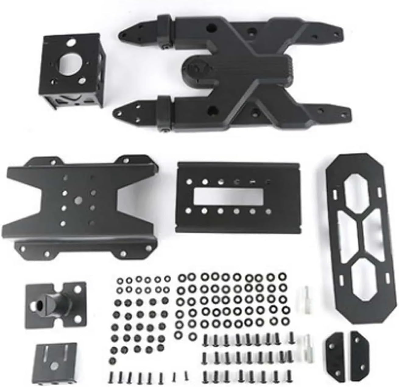 daili store JL RR Tailgate Hinge Reinforcemen Spare Tire Carrier Bracket Compatible With Wrangler JL 2018-2022 Off-road 4x4 Car Modified Accessories
