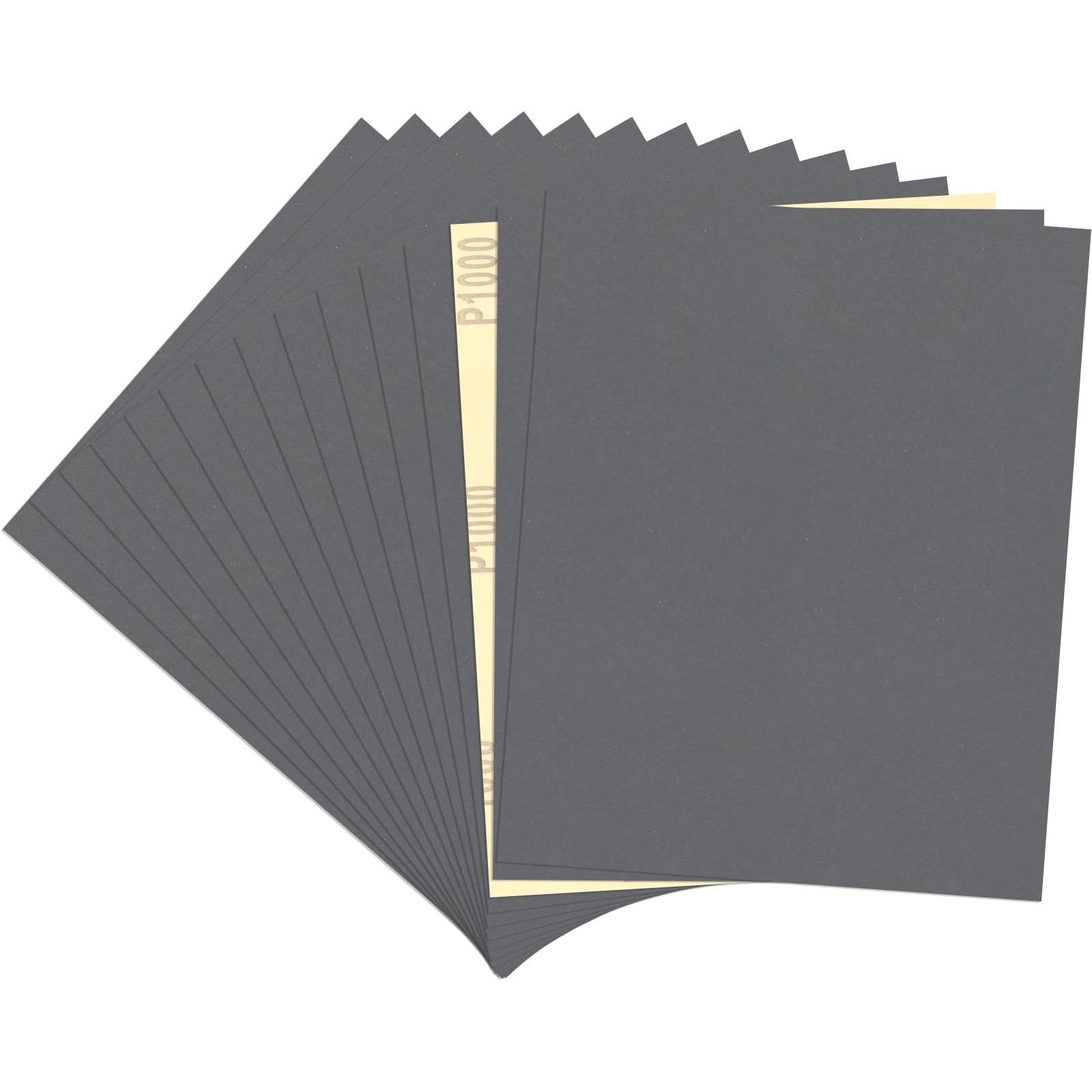 15 Pcs Sandpaper 1000 Grit Wet and Dry Sandpaper Sheets, 9 x 11 Inch Sand Paper Pack for Wood Furniture, Walls, Metal, Automotive Polishing & Finishing