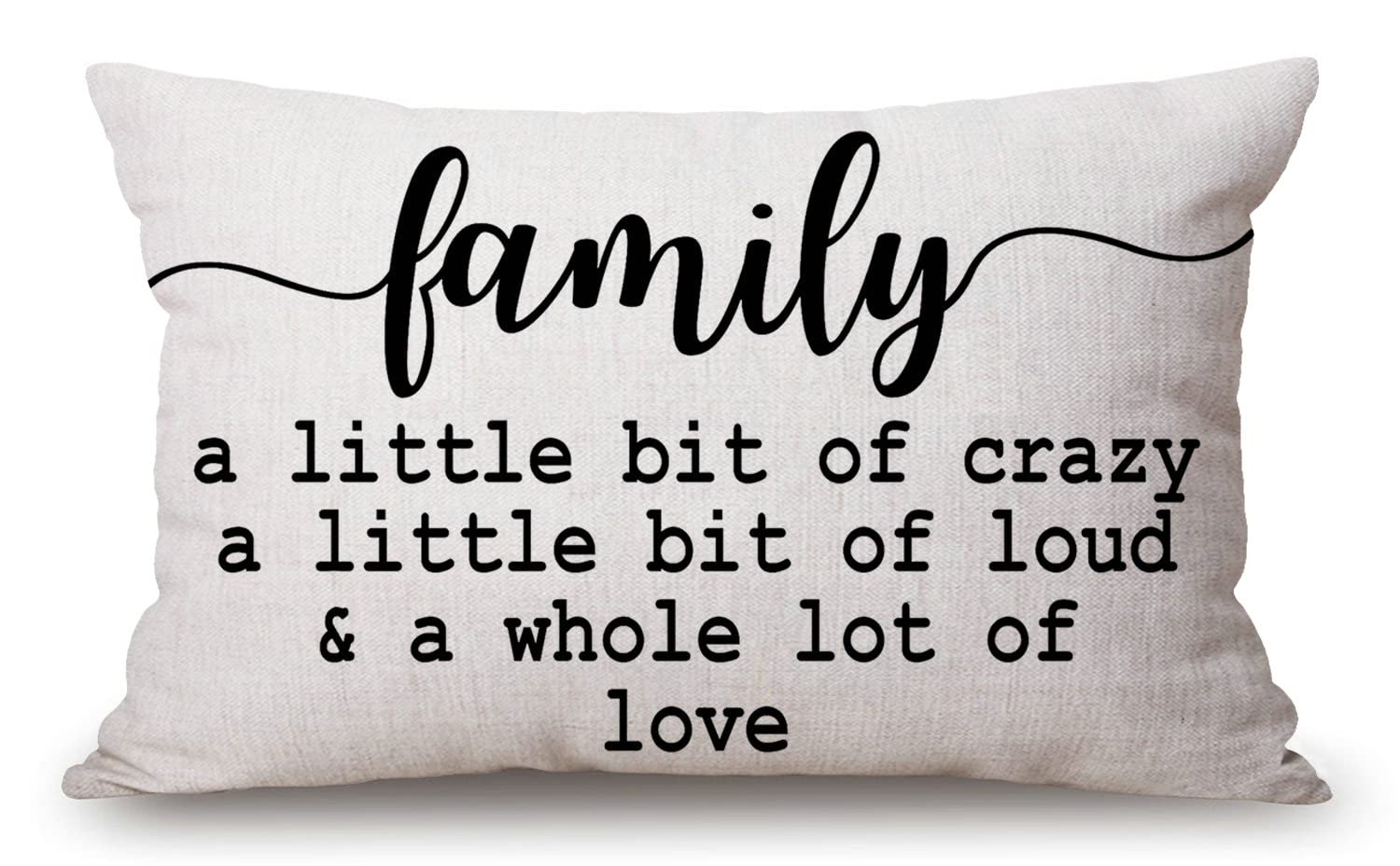B08TCCTQGV Family a Little Bit of Crazy a Little Bit of Loud and a Whole lot of Love Rustic