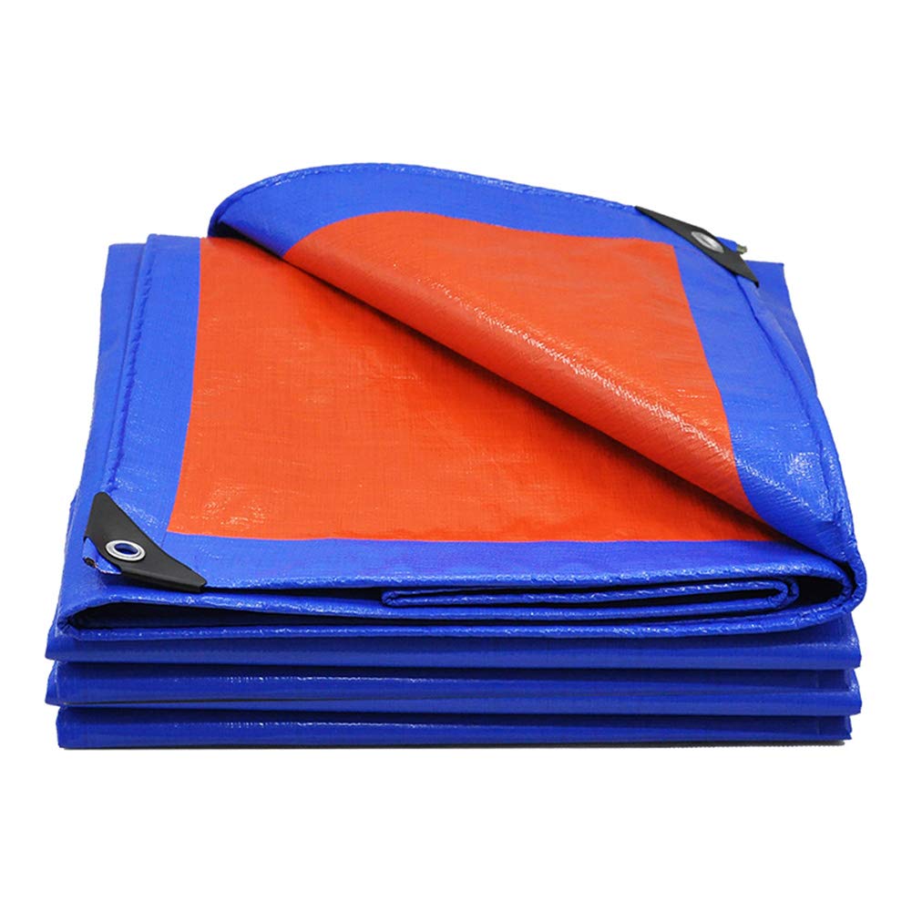Filet d'ombrage bleu et orange bâche extérieure épaisse et imperméable