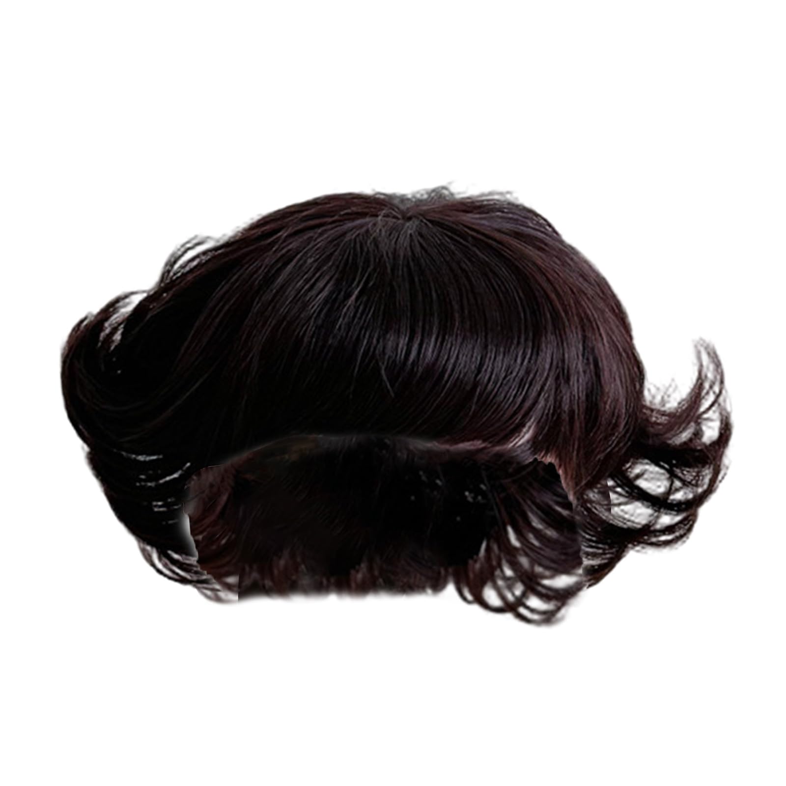 Kmgdm Women's As Picture Show Baby Short Curly Hairpiece Hat Lovely Toupee Caps For Newborns To Toddler Comfortable Faux Hair Headgear Headdress