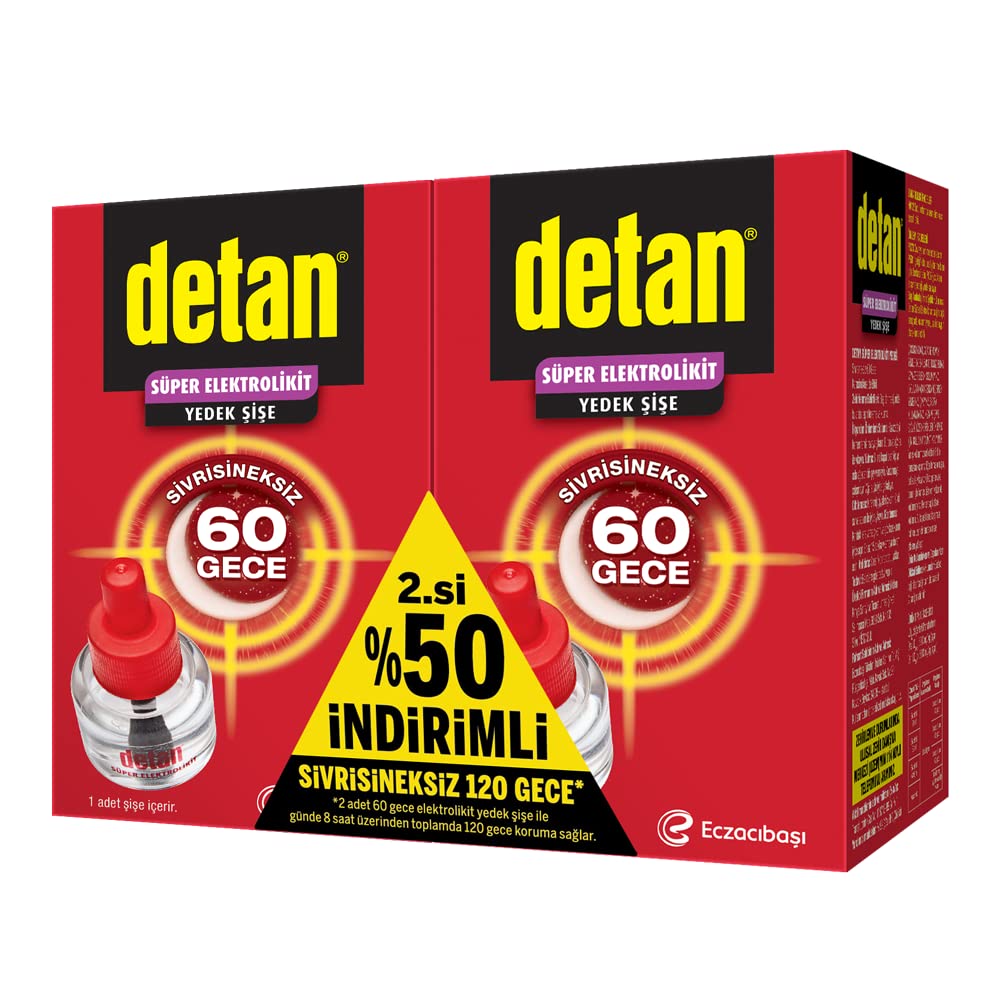 Detan 60 Gece Elektrolikit 2.Si%50 Yedek