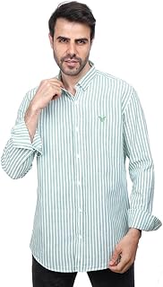 COUP Mens Vertical Stripe Oxford Button Down Shirt Casual (pack of 1)