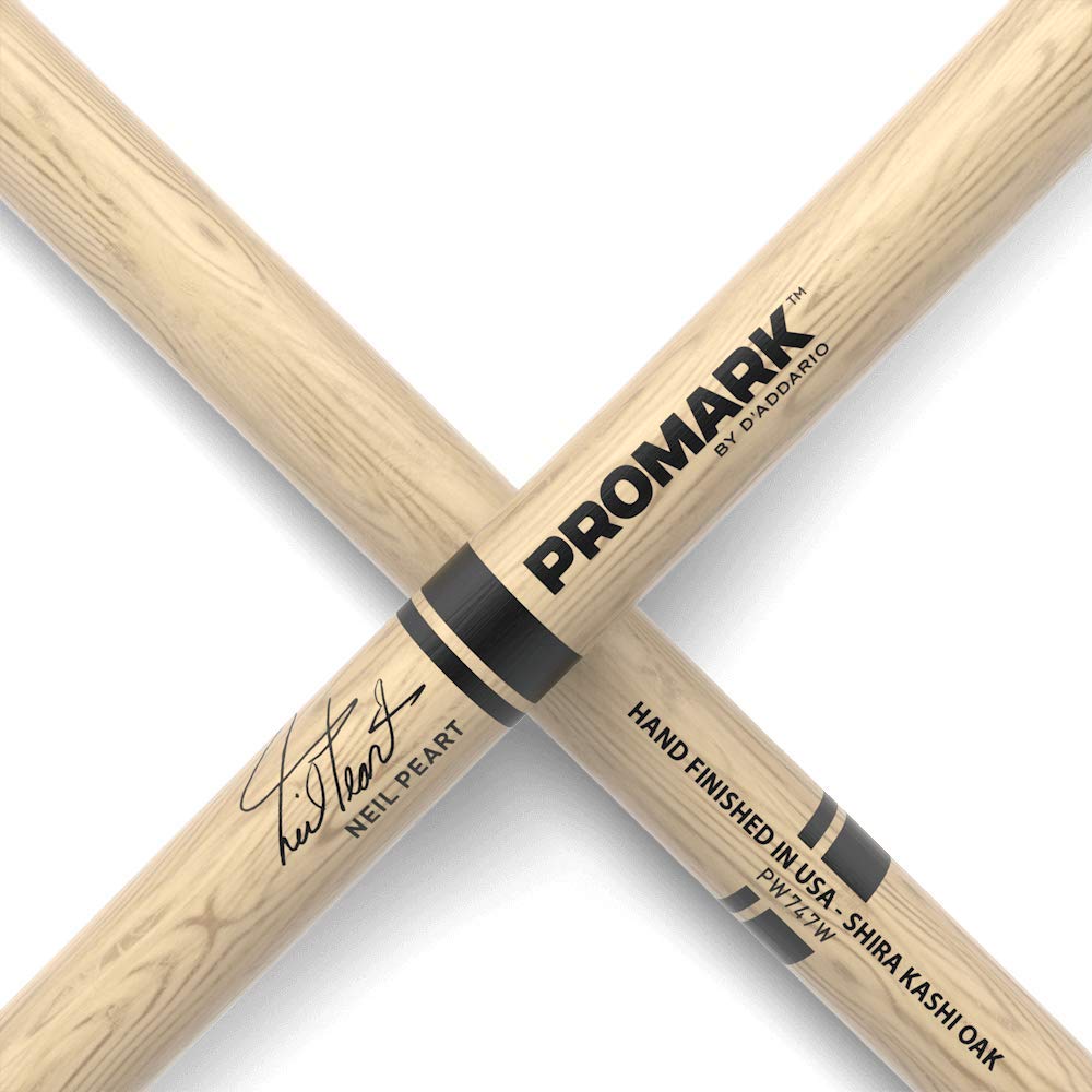 Amazon.com: ProMark Neil Peart 747 Shira Kashi Oak Drumsticks