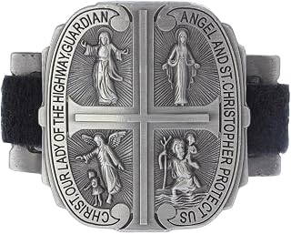 Sterling Gifts 4 Way Catholic Bike Motorcycle Clip Plus Cross
