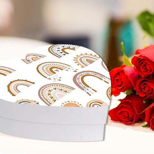 Miniatura 152 de Andaz Press Caja en forma de corazón para el día de San Valentín con tapa, caja reutilizable en forma de corazón, caja para golosinas, dulces
