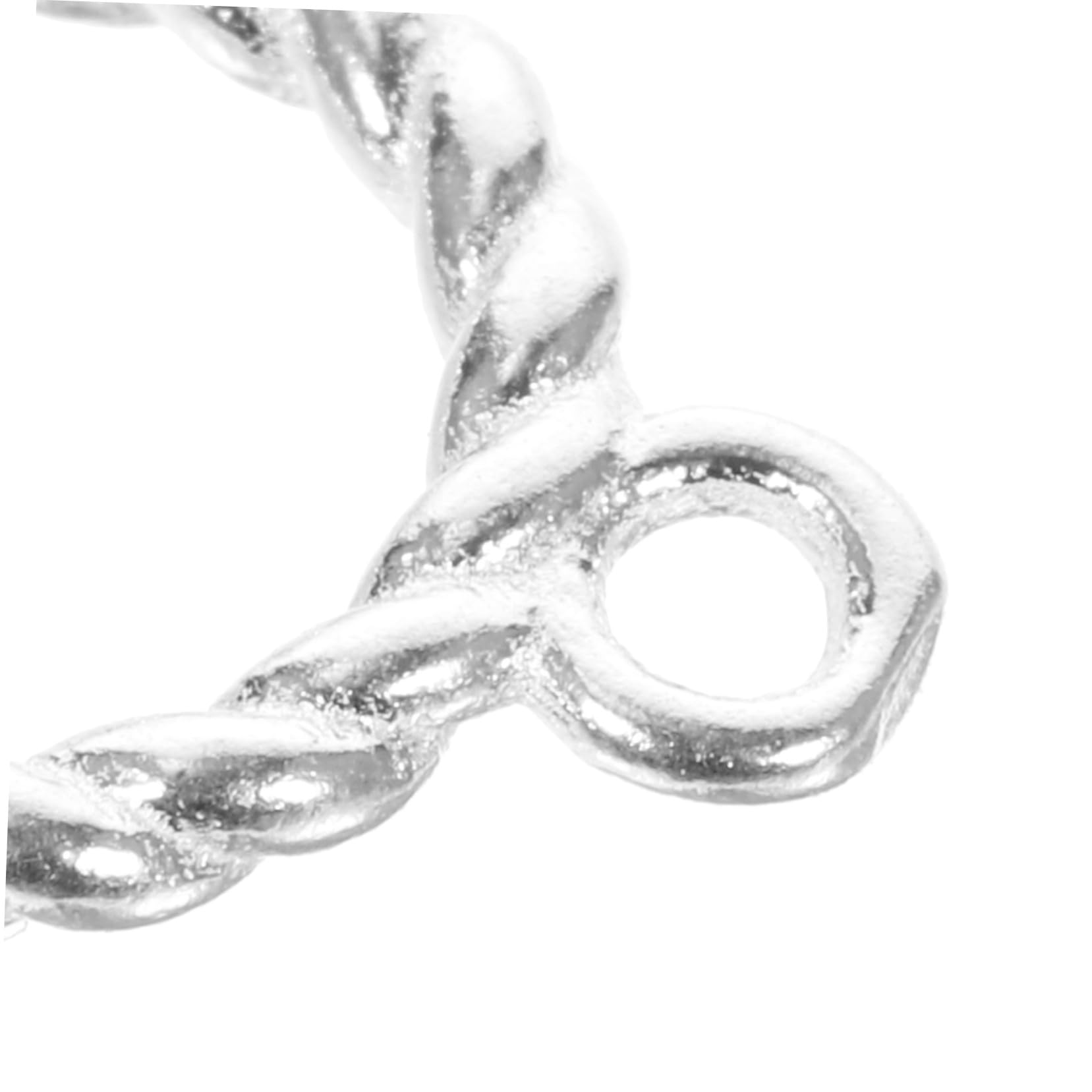 10 Sätze Sterling Silber DIY Toggle Verschluss Langlebiger Armband Halskettenverschluss Einfach zu Befestigen Geeignet für Schmuckherstellung und Reparatur